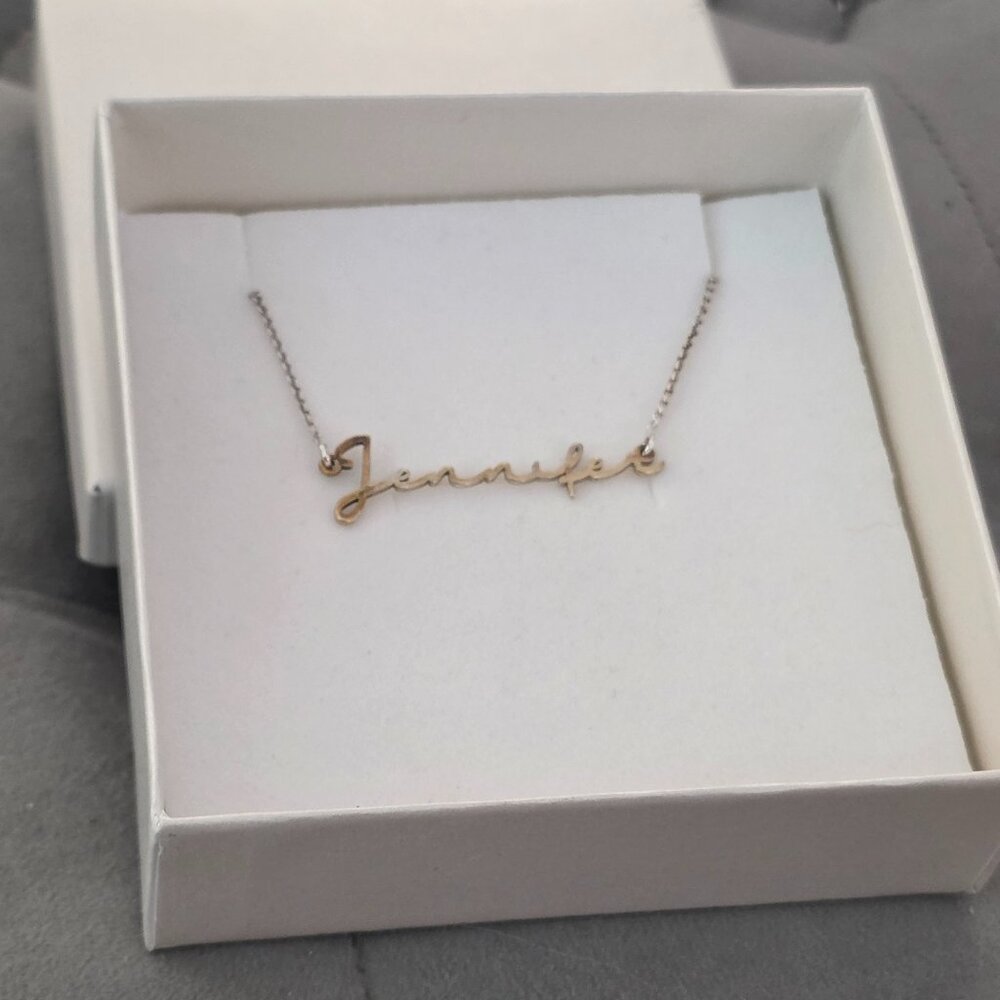 Oak & Luna 18" Jennifer Necklace, Silver
